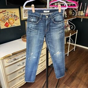 Moussy Vintage Howa Distressed Selvedge Jeans